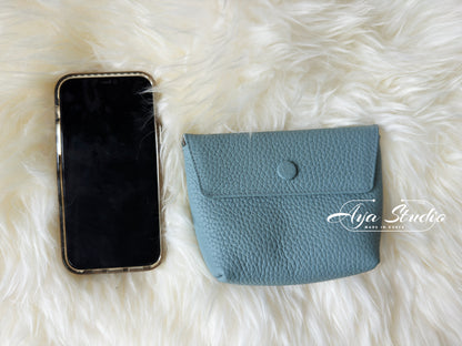 Inside Out Small Leather Pouch