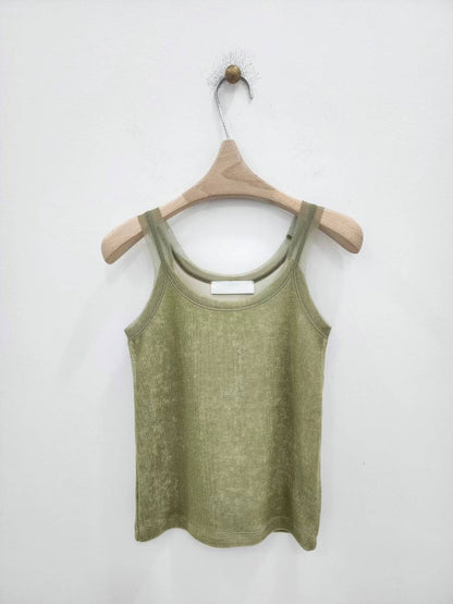 Tencel Vest with Yarn Details