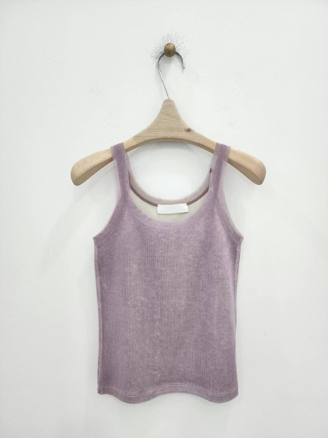 Tencel Vest with Yarn Details