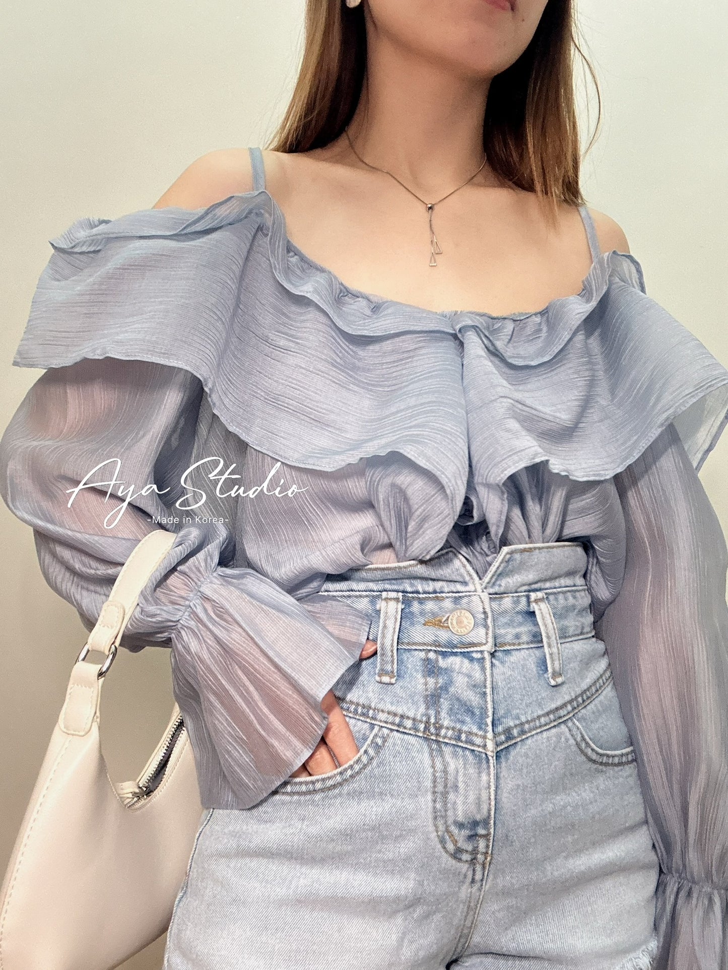 Chiffon Ruffle Blouse