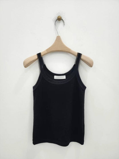 Tencel Vest with Yarn Details